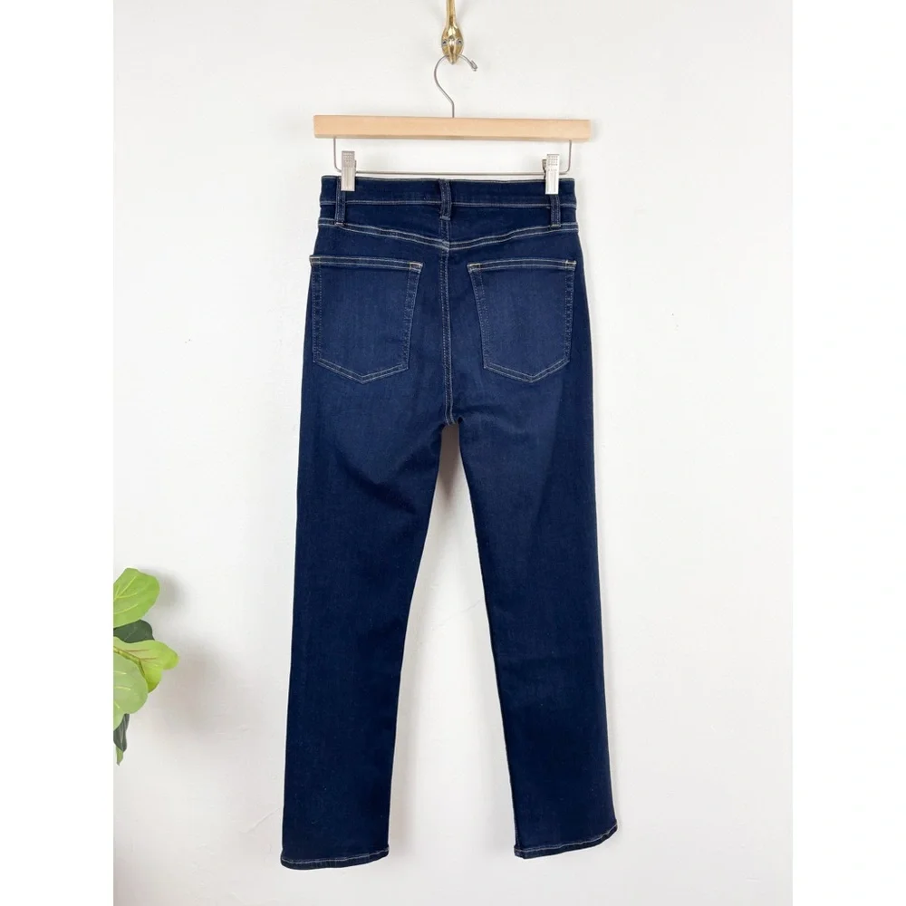 Frame Denim Women's Straight Leg Jeans - Dark Blue NWOT - Picture 4 of 11